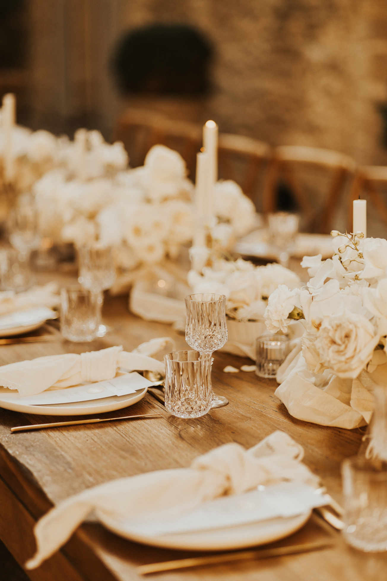 centre de table decoration mariage elegant petit roulet en provence