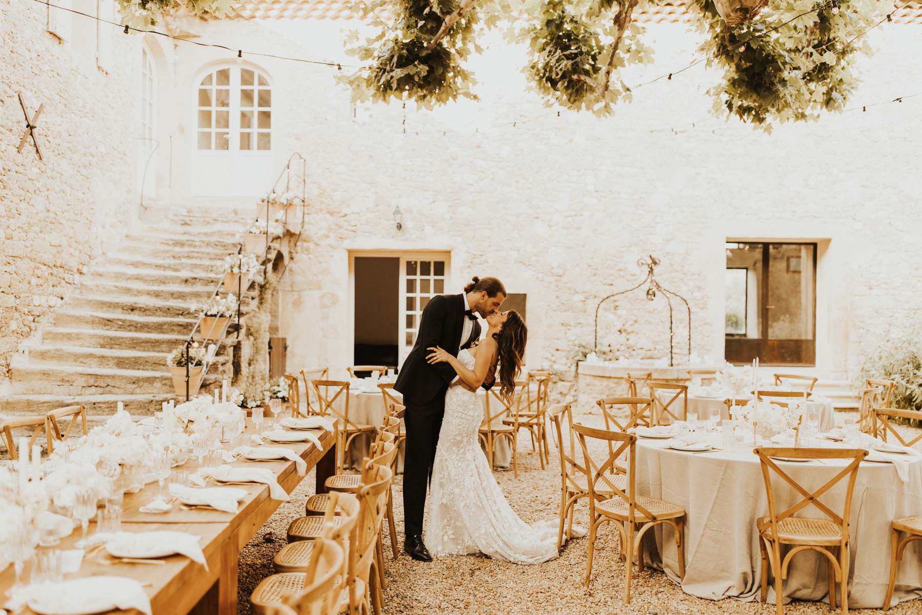 diner élégant mariage petit roulet provence